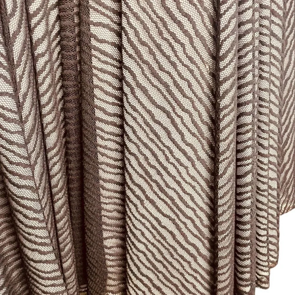 Robert Rodriguez Zebra Stripe Lace Sleeveless Flared Dress - Picture 8 of 14